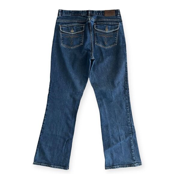 Lauren Ralph Lauren Denim - Lauren Ralph Lauren Straight Leg Jeans, Blue Denim Size 12